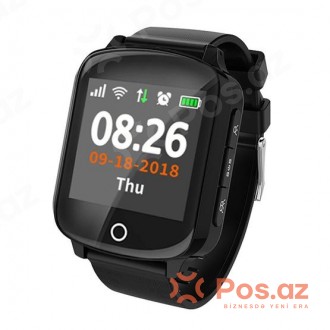 D200 (BLACK) Smart Watch GPS Elderly