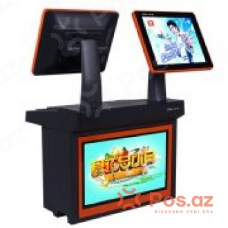 ZQ-H1 Pos terminal with scanner/ad.display/customer display